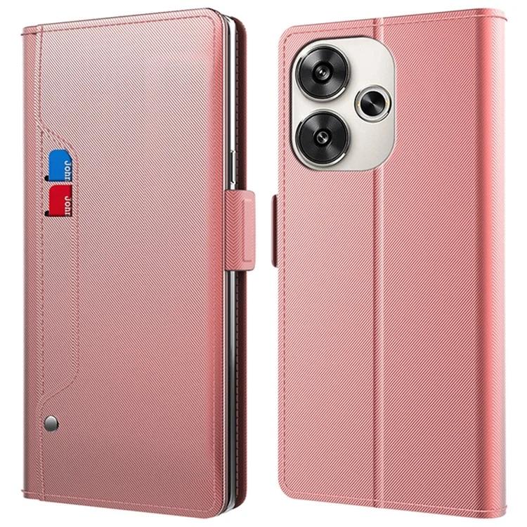 Для Xiaomi Redmi Turbo 3 5G / Poco F6 5G чехол из искусственной кожи, держатель для карт, зеркало для макияжа, чехол для телефона
Для Xiaomi Redmi Turbo 3 5G / Poco F6 5G чехол из искусственной кожи, держатель для карт, зеркало для макияжа, чехол для телефона