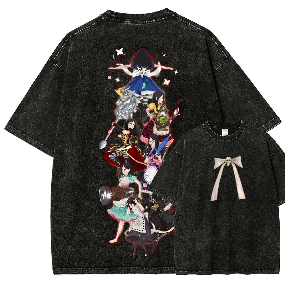 Alice Madness Returns Washed T-shirt Year Round Clothing Personality Clothes Plus Size Unisex High Quality Hot Product Couples XXXL білий
Alice Madness Returns Washed T-shirt Year Round Clothing Personality Clothes Plus Size Unisex High Quality Hot Product Couples XXXL білий