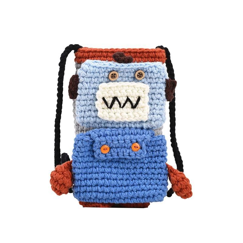 Ins Internet Celebrity Knitting Crochet Small Bag Women s Trendy Cool DIY Wool Finished Single Shoulder Cross-slung Mobile Phone синій
Ins Internet Celebrity Knitting Crochet Small Bag Women s Trendy Cool DIY Wool Finished Single Shoulder Cross-slung Mobile Phone синій