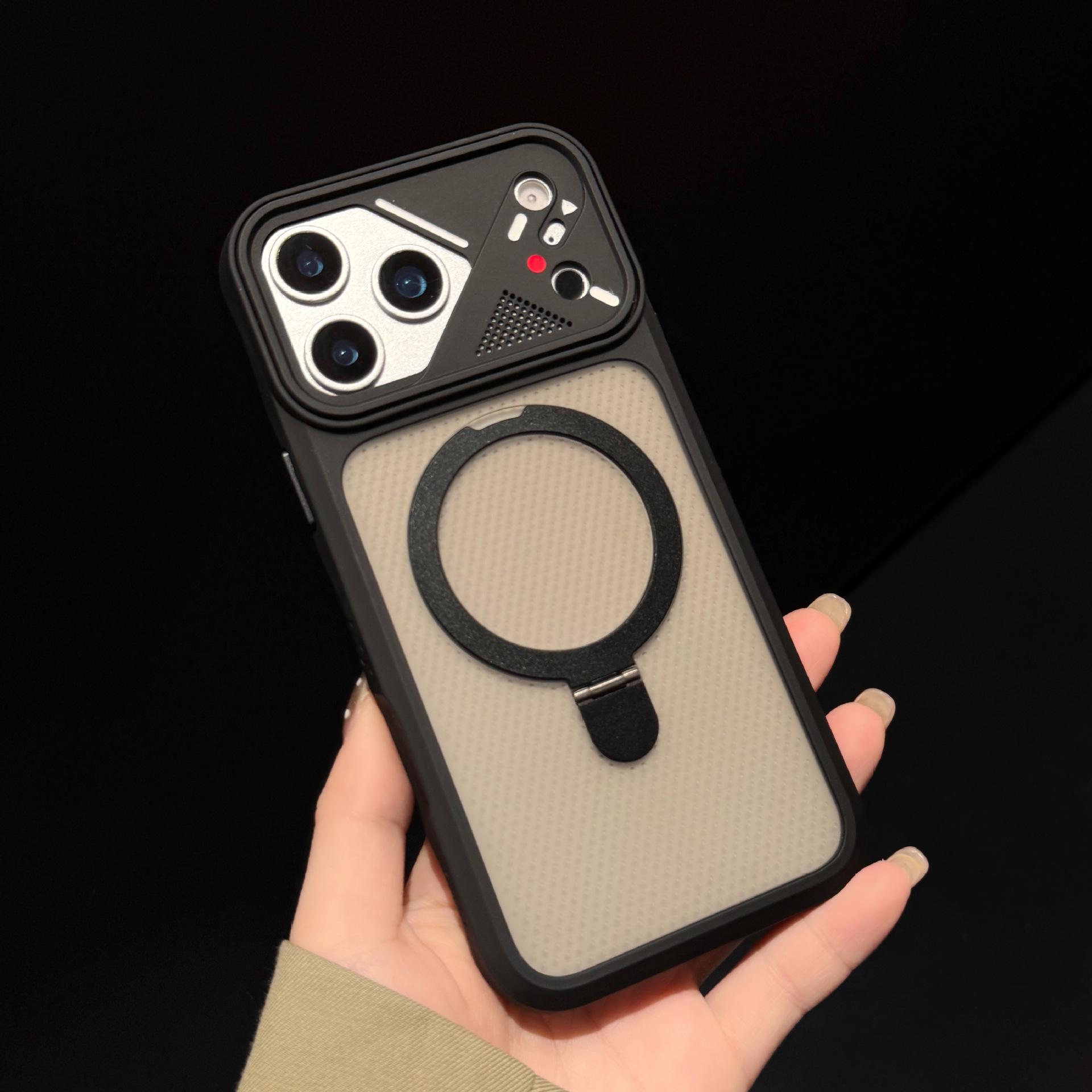 Apple 17PROMAX Ice Armor iPhone16 Heat-Dissipating Metal Bracket Anti-Drop Case iPhone 14 Pro Max чорний
Apple 17PROMAX Ice Armor iPhone16 Heat-Dissipating Metal Bracket Anti-Drop Case iPhone 14 Pro Max чорний