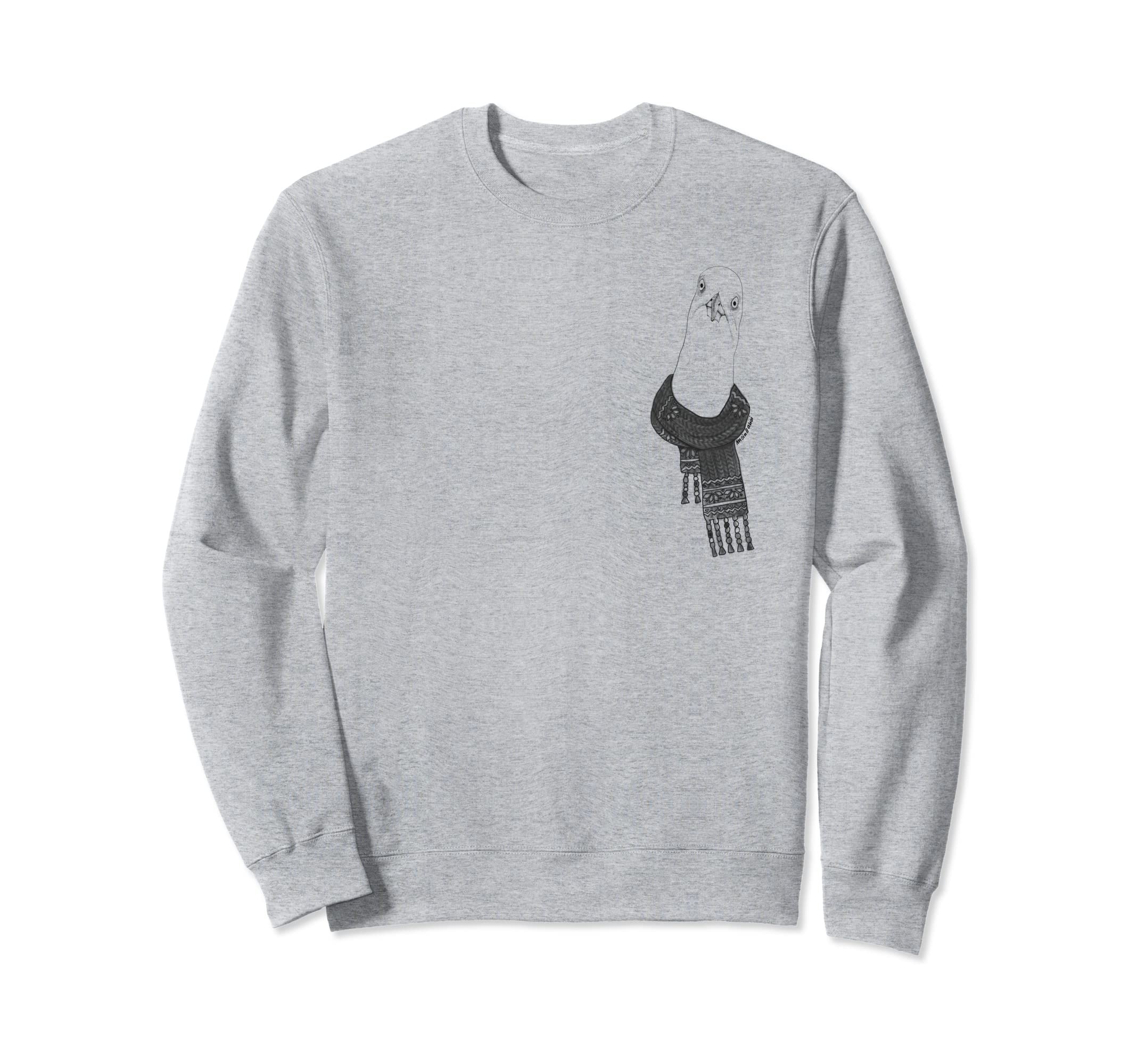Moin Ahoi Seagull Handwritten Sweatshirt with Scarf, Sweet Gift
Moin Ahoi Seagull Handwritten Sweatshirt with Scarf, Sweet Gift