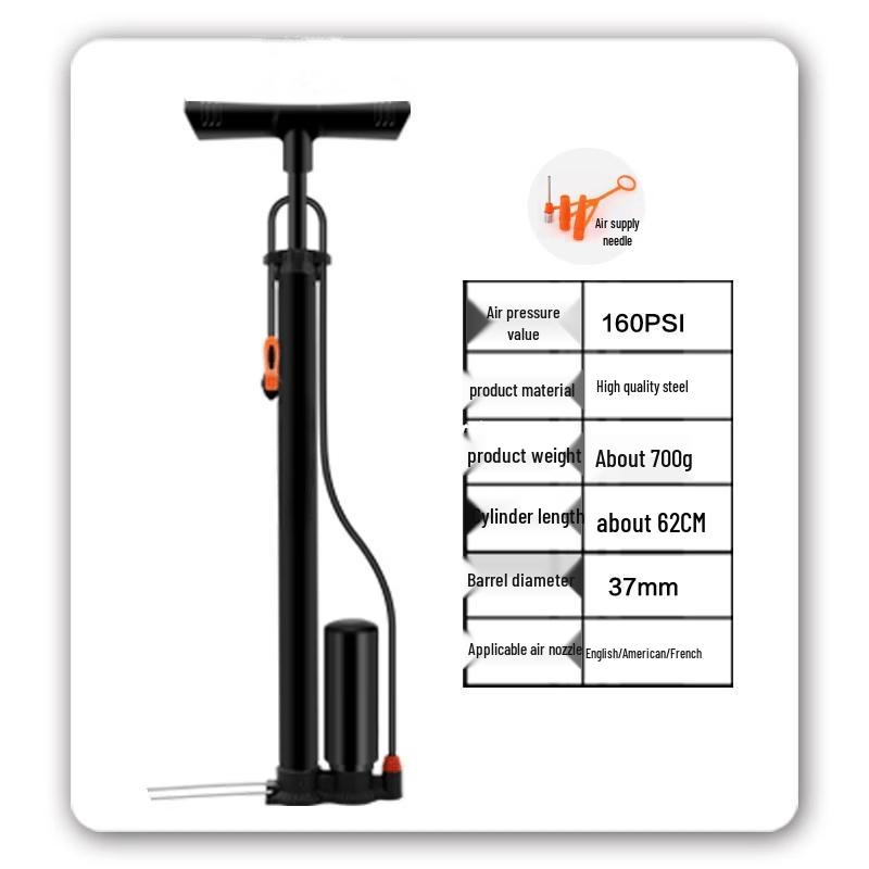 High-Pressure Bike & Car Air Pump
High-Pressure Bike & Car Air Pump