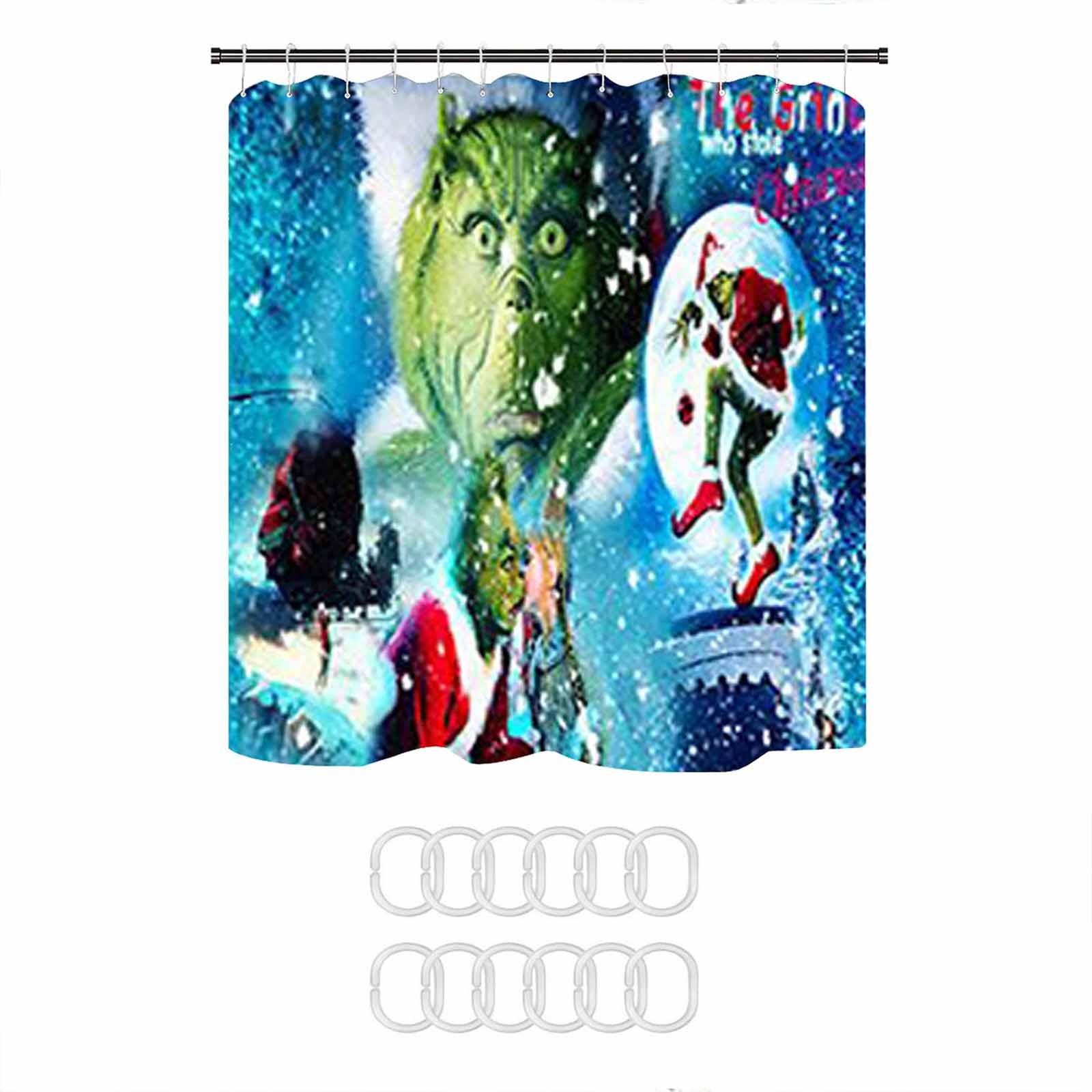 Waterproof Fabric Shower Curtain with Printed Design and 12 Plastic Hooks for Bathroom Use 180x180cm Durable and Easy to Clean
Waterproof Fabric Shower Curtain with Printed Design and 12 Plastic Hooks for Bathroom Use 180x180cm Durable and Easy to Clean