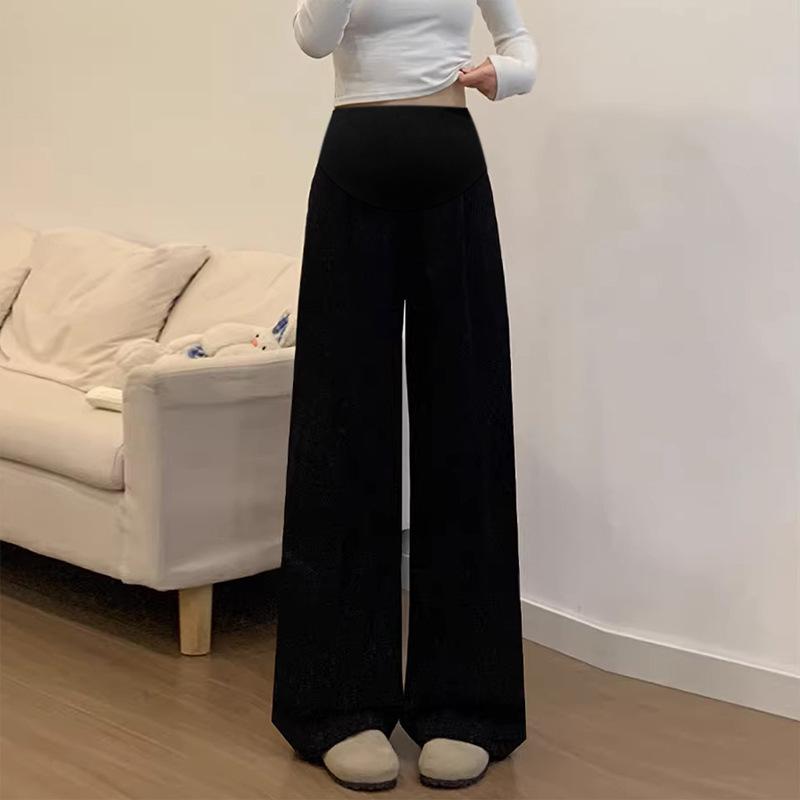 Cuffed Hem Straight Leg Maternity Pants with Belly Support for Spring/Autumn M чорний
Cuffed Hem Straight Leg Maternity Pants with Belly Support for Spring/Autumn M чорний