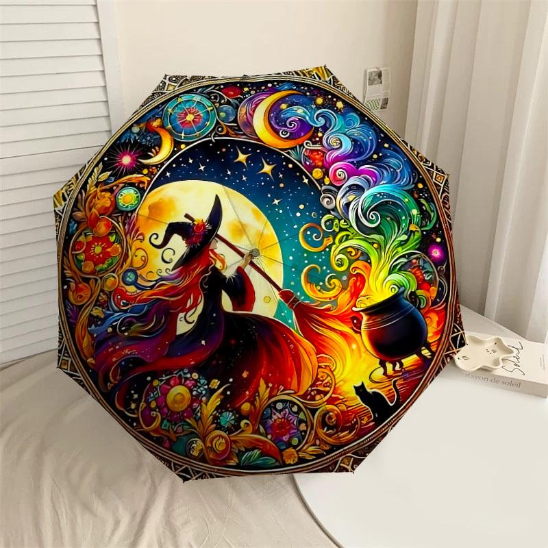 1PC Witchcraft Magic Umbrella-8-Rib Reinforced, Automatic Open, Lightweight & Durable, Cute Fashion Accessory for Outdoor-W131
1PC Witchcraft Magic Umbrella-8-Rib Reinforced, Automatic Open, Lightweight & Durable, Cute Fashion Accessory for Outdoor-W131