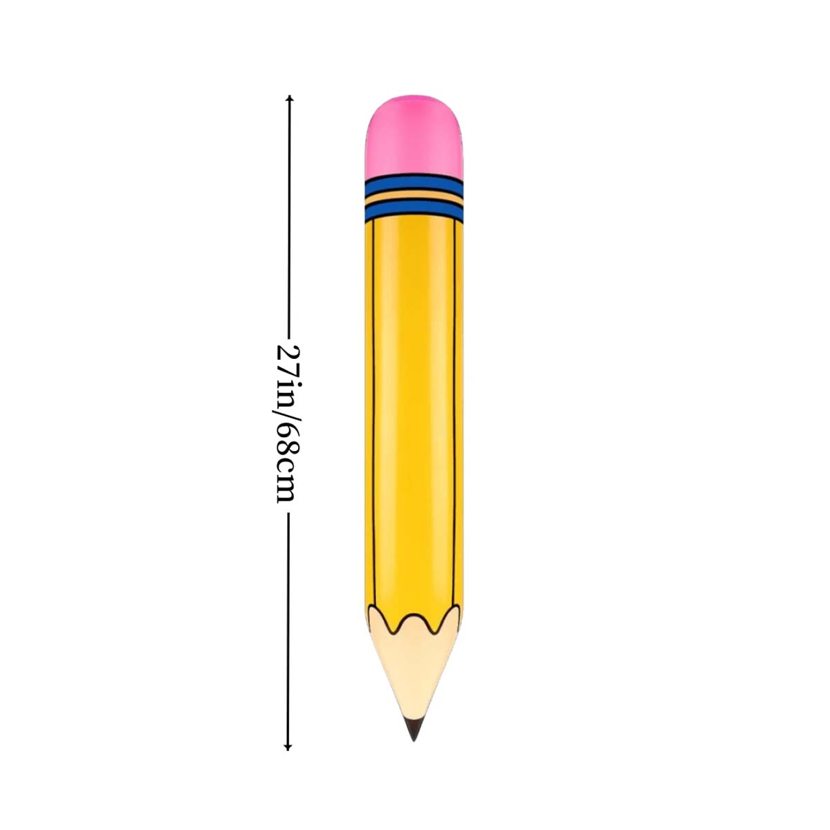 Гигантский большой надувной воздушный шар-карандаш для вечеринки по случаю дня рождения, подвесное украшение для класса, декор для выпускного в школе, реквизит для комнаты 27inch
Гигантский большой надувной воздушный шар-карандаш для вечеринки по случаю дня рождения, подвесное украшение для класса, декор для выпускного в школе, реквизит для комнаты 27inch