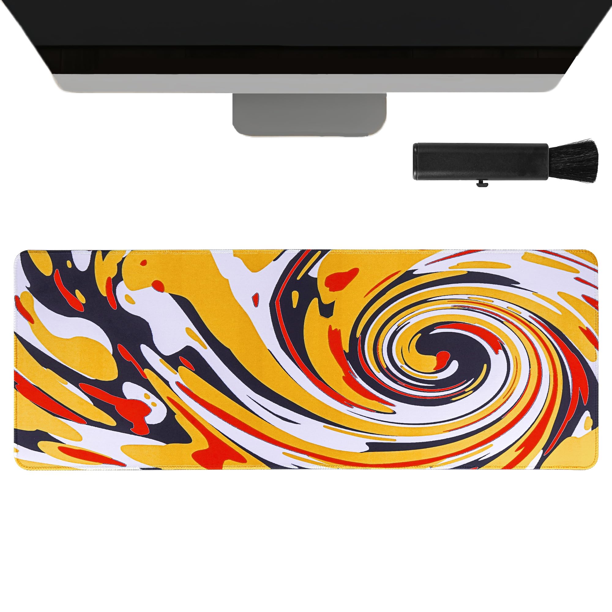 TOCCOOL Коврик для мыши Swirl Большой коврик для мыши Желтый игровой коврик для мыши Коврик для мыши для дома и офиса Кисть Киберспорт (Уборка включена)
TOCCOOL Коврик для мыши Swirl Большой коврик для мыши Желтый игровой коврик для мыши Коврик для мыши для дома и офиса Кисть Киберспорт (Уборка включена)
