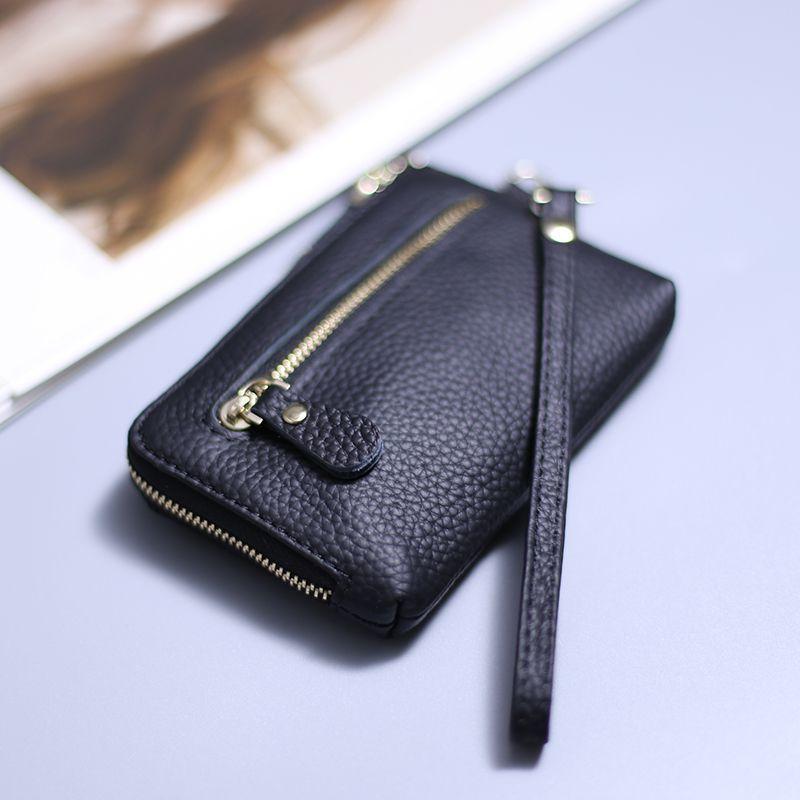 Women PU Leather Double Zipper Coin Purse Wristlet Wallet Large Capacity Card Holder Key Pouch Small Clutch Bag with Keychain Strap чёрный
Women PU Leather Double Zipper Coin Purse Wristlet Wallet Large Capacity Card Holder Key Pouch Small Clutch Bag with Keychain Strap чёрный