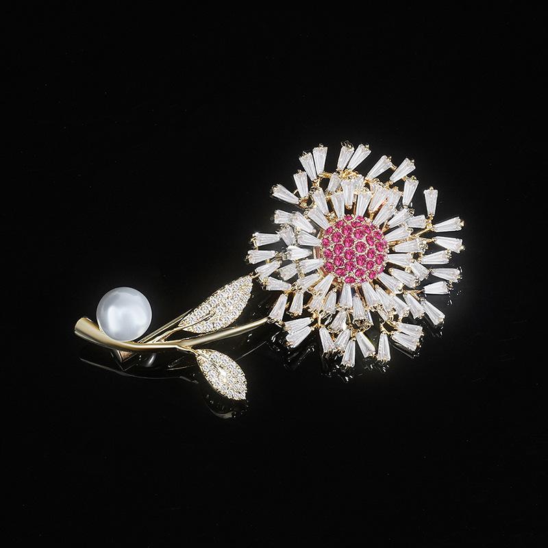 Timeless Dandelion Zircon Brooch - Elegant Flower Pin for Women s Clothing Accessories
Timeless Dandelion Zircon Brooch - Elegant Flower Pin for Women s Clothing Accessories