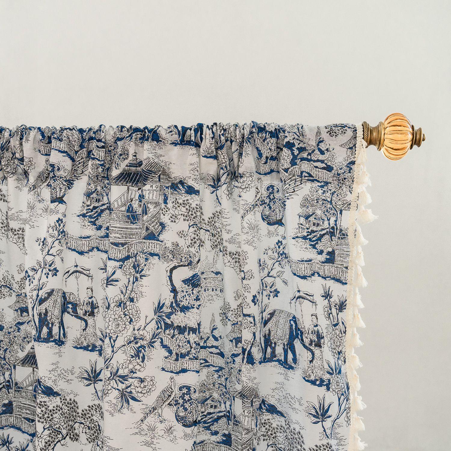 Curtain Finished Half Curtain B & B Tea Room Bedroom Balcony Dining Room Short Curtain Printed Plant Tassel Coffee Curtain Height 90cm * Width 60cm
Curtain Finished Half Curtain B & B Tea Room Bedroom Balcony Dining Room Short Curtain Printed Plant Tassel Coffee Curtain Height 90cm * Width 60cm