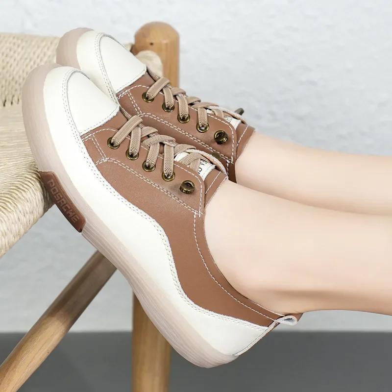 Fashion Leather white shoes women s 2025 spring and autumn flat casual shoes Korean version hollow sports shoes 35
Fashion Leather white shoes women s 2025 spring and autumn flat casual shoes Korean version hollow sports shoes 35