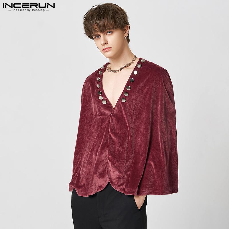 INCERUN осенне-весенние мужские свободные пальто с рукавами «летучая мышь», накидки и плащи, топы
INCERUN осенне-весенние мужские свободные пальто с рукавами «летучая мышь», накидки и плащи, топы