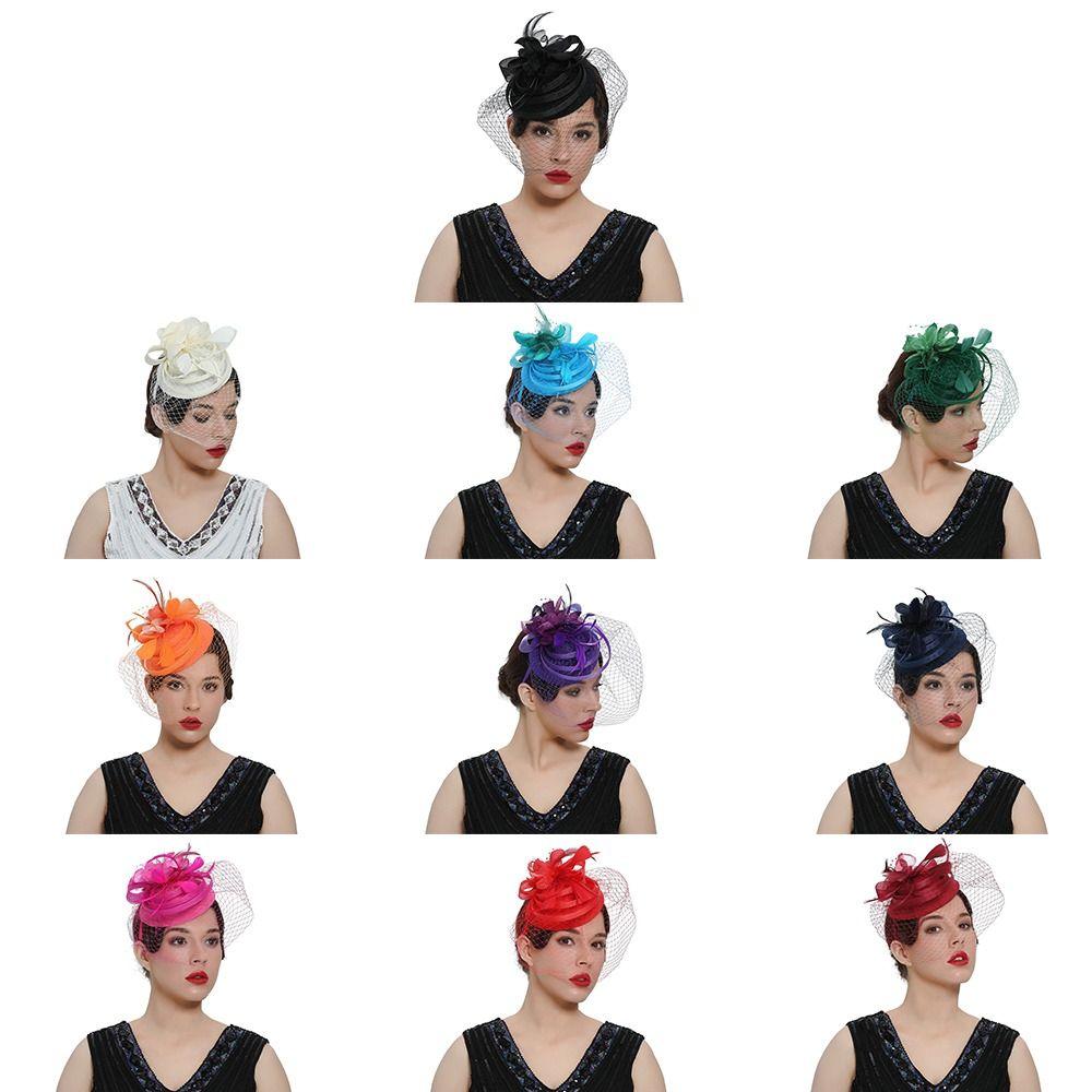 Mesh Headband Royal Ascot Race Fascinator Hats Headwear Cocktail Tea Party Feather Flower Headband
Mesh Headband Royal Ascot Race Fascinator Hats Headwear Cocktail Tea Party Feather Flower Headband