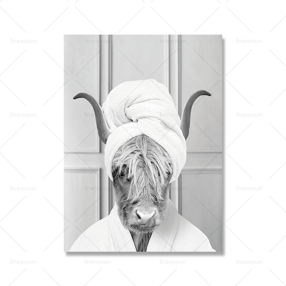 Очаровательная овца, тигр, свинья с красивой попкой, холст, постер, картина для ванной комнаты для малышей, черно-белое животное в туалете, настенные художественные принты 30x40cm No Framed
Очаровательная овца, тигр, свинья с красивой попкой, холст, постер, картина для ванной комнаты для малышей, черно-белое животное в туалете, настенные художественные принты 30x40cm No Framed