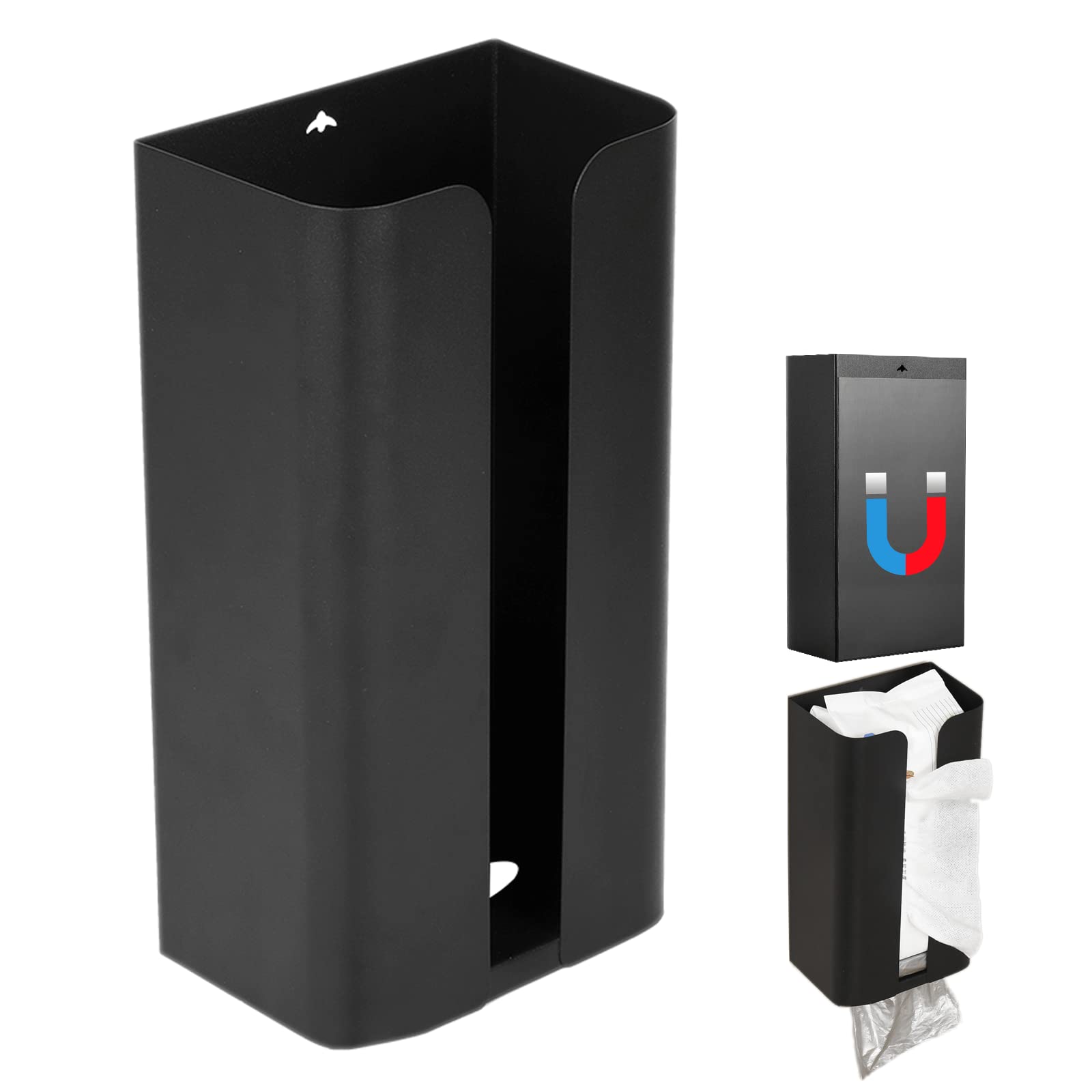 FUNDE-ROD Magnetic Tissue Box, Paper Holder, Stylish Wall-Mounted, One-Hand Tear, Storage, Kitchen, Bathroom, Sink (Black)
FUNDE-ROD Magnetic Tissue Box, Paper Holder, Stylish Wall-Mounted, One-Hand Tear, Storage, Kitchen, Bathroom, Sink (Black)