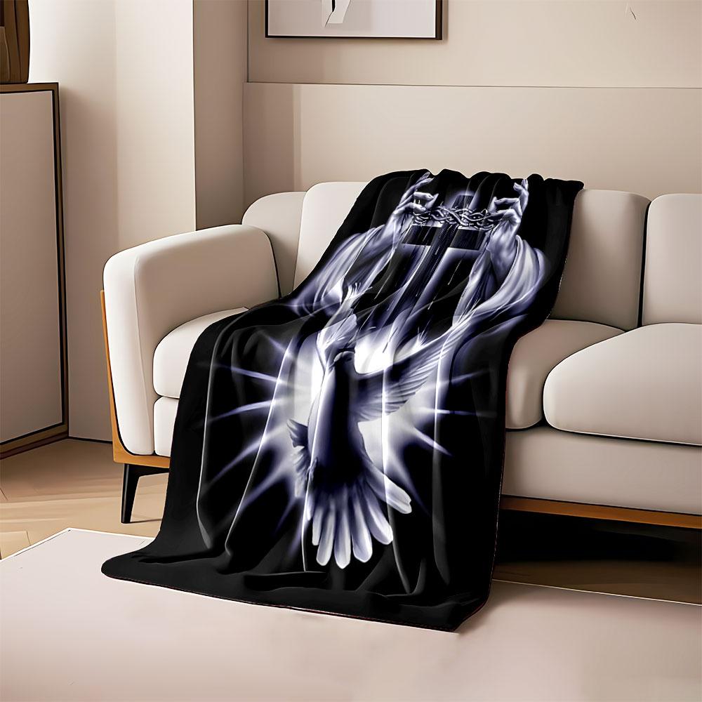 Hands hold a thorn crown above a cross, with a glowing dove below. for all seasons blanket lunch break throw gift 80cm x 120cm
Hands hold a thorn crown above a cross, with a glowing dove below. for all seasons blanket lunch break throw gift 80cm x 120cm