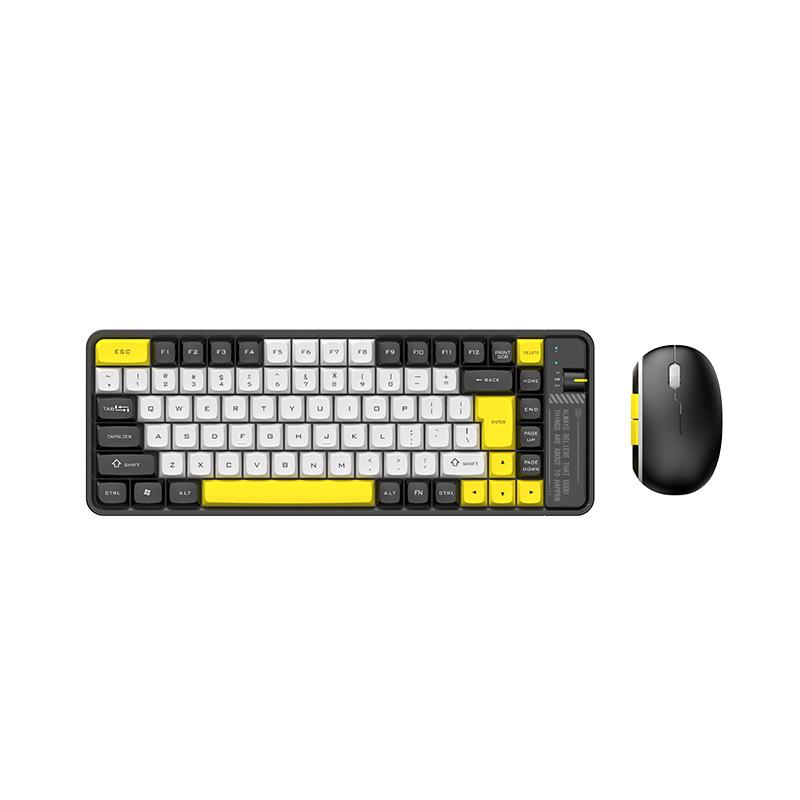 Wireless Bluetooth 2.4G Rechargeable Keyboard and Mouse Set - Dual Mode, Colorful Design for Girls, Office, and Business Use
Wireless Bluetooth 2.4G Rechargeable Keyboard and Mouse Set - Dual Mode, Colorful Design for Girls, Office, and Business Use
