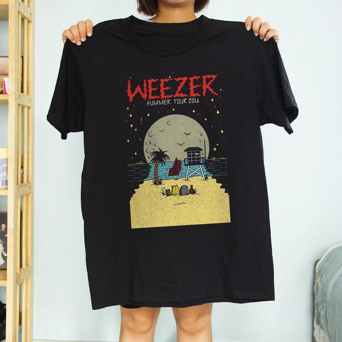 Vtg Weezer Summer Tour 2016 Cotton Black All Size Unisex Shirt US154 2XL
Vtg Weezer Summer Tour 2016 Cotton Black All Size Unisex Shirt US154 2XL