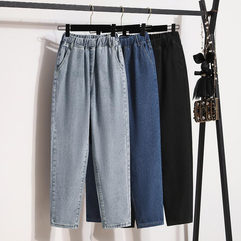 DIMANAF 2025 Summer Basic Elastic Jeans Pants Women Loose Casual Denim Harem Trousers Big Blue Pants S чёрный
DIMANAF 2025 Summer Basic Elastic Jeans Pants Women Loose Casual Denim Harem Trousers Big Blue Pants S чёрный