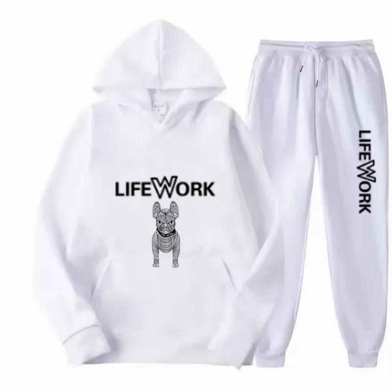 2023 Channel Men s Sweatshirt+Sweatpants Set Autumn Winter Warm Sportswear Set Men s Street Fashion Hoodie
2023 Channel Men s Sweatshirt+Sweatpants Set Autumn Winter Warm Sportswear Set Men s Street Fashion Hoodie