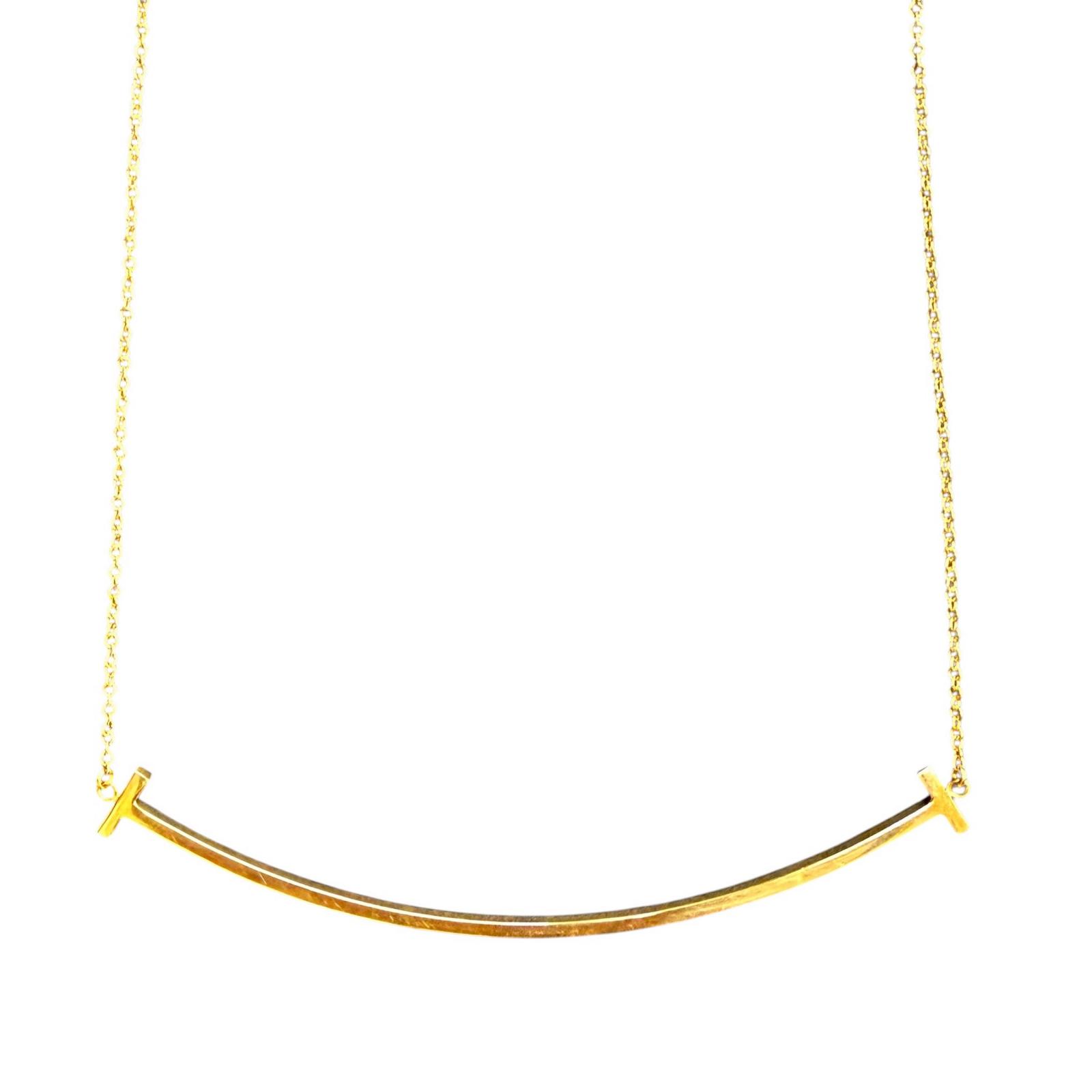 Excellent TIFFANY&Co. Necklace T Smile Pendant Yellow Gold 18K Women Used
Excellent TIFFANY&Co. Necklace T Smile Pendant Yellow Gold 18K Women Used