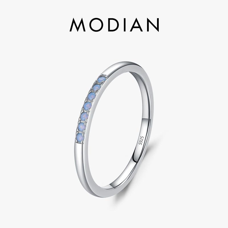 Minimalism 925 Sterling Silver Simple Blue Opal Pave Setting Finger Ring Trendy Stackable Wedding Jewelry For Women Gift 5
Minimalism 925 Sterling Silver Simple Blue Opal Pave Setting Finger Ring Trendy Stackable Wedding Jewelry For Women Gift 5