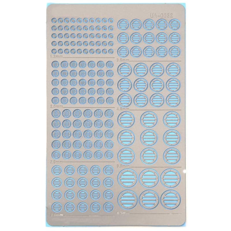 R-STYLE gunpla or robot scale model etc. For detail improvement stainless etching mold parts set (type32)
R-STYLE gunpla or robot scale model etc. For detail improvement stainless etching mold parts set (type32)