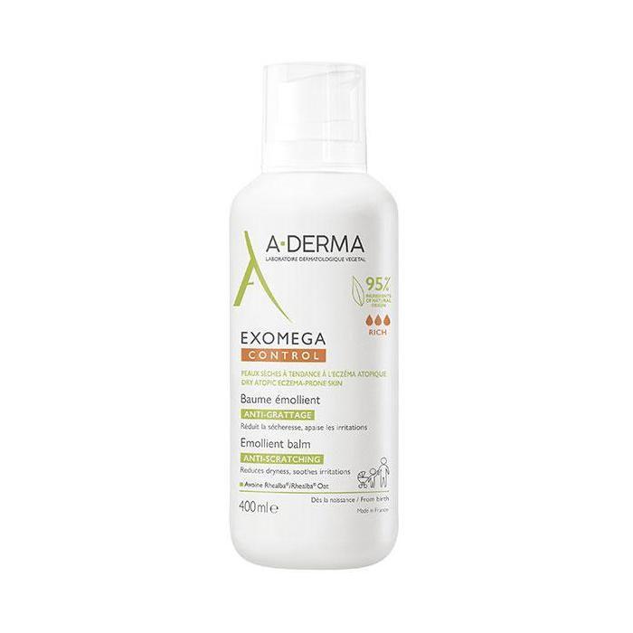 A-Derma Exomega Control Пом якшувальний бальзам проти свербежу 400 мл
A-Derma Exomega Control Пом якшувальний бальзам проти свербежу 400 мл