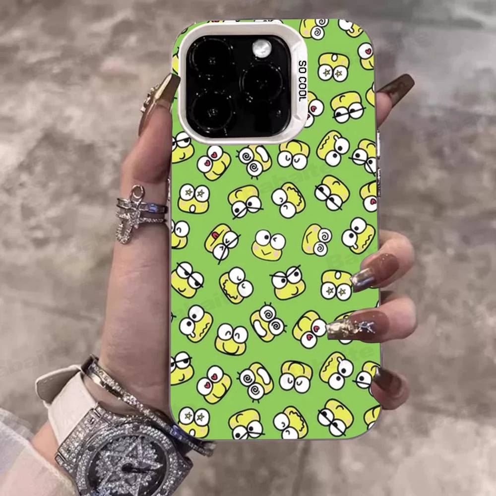 Cute Cartoon K-Keroppis Phone Case Color Silver Shell For LPhone 17 16 16e 15 14 13 12 11 Pro Max Plus iPhone 12pro max
Cute Cartoon K-Keroppis Phone Case Color Silver Shell For LPhone 17 16 16e 15 14 13 12 11 Pro Max Plus iPhone 12pro max