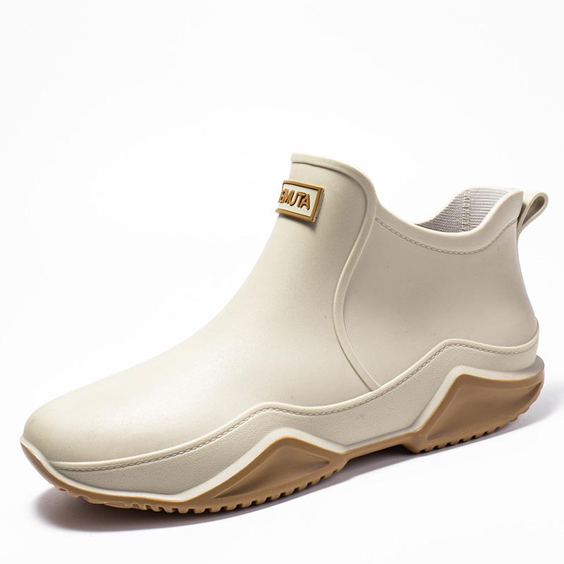 Fashion Couple s Outdoor Rain Boots New Men High Top Hiking Fishing Water Shoes Anti-slip Chef Work Ankle Boots Waterproof Shoes 36 бежевий
Fashion Couple s Outdoor Rain Boots New Men High Top Hiking Fishing Water Shoes Anti-slip Chef Work Ankle Boots Waterproof Shoes 36 бежевий