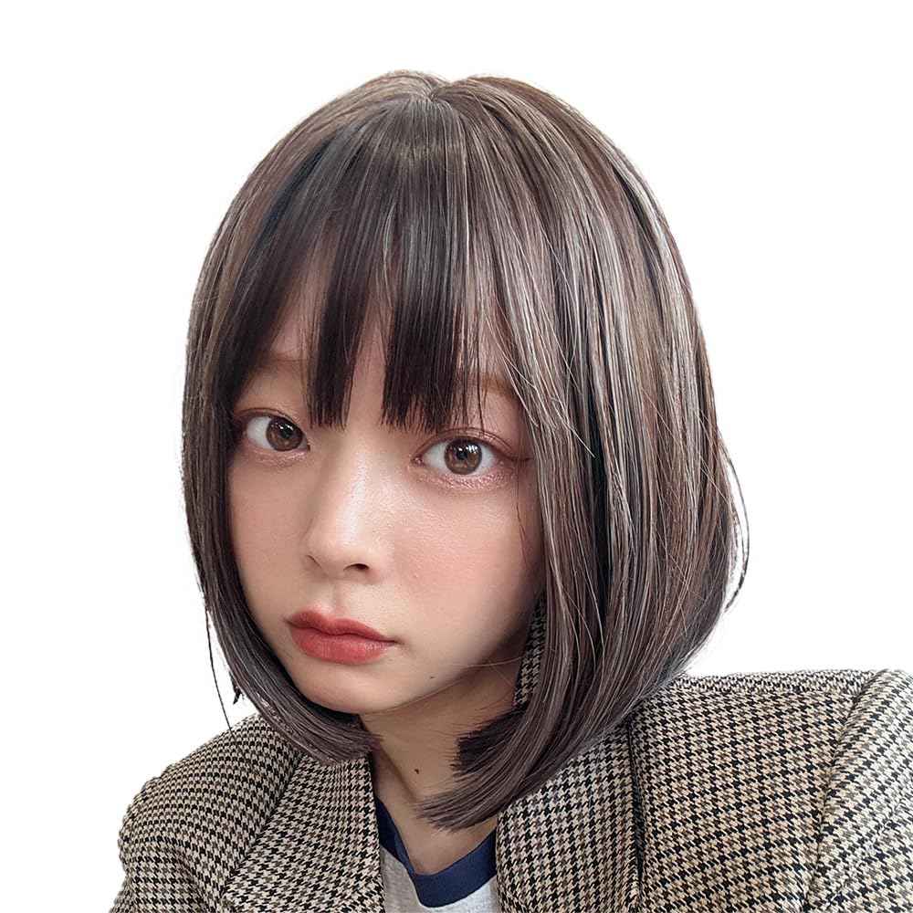 AQUADOLL (Aqua Doll) Short Bob Wig with Mont Blanc Color Highlights, Full Wig, Blonde, Pink, Free Size, CCBL4-X. Cocoa Mocha Greige (wg350CCBL4-X)
AQUADOLL (Aqua Doll) Short Bob Wig with Mont Blanc Color Highlights, Full Wig, Blonde, Pink, Free Size, CCBL4-X. Cocoa Mocha Greige (wg350CCBL4-X)