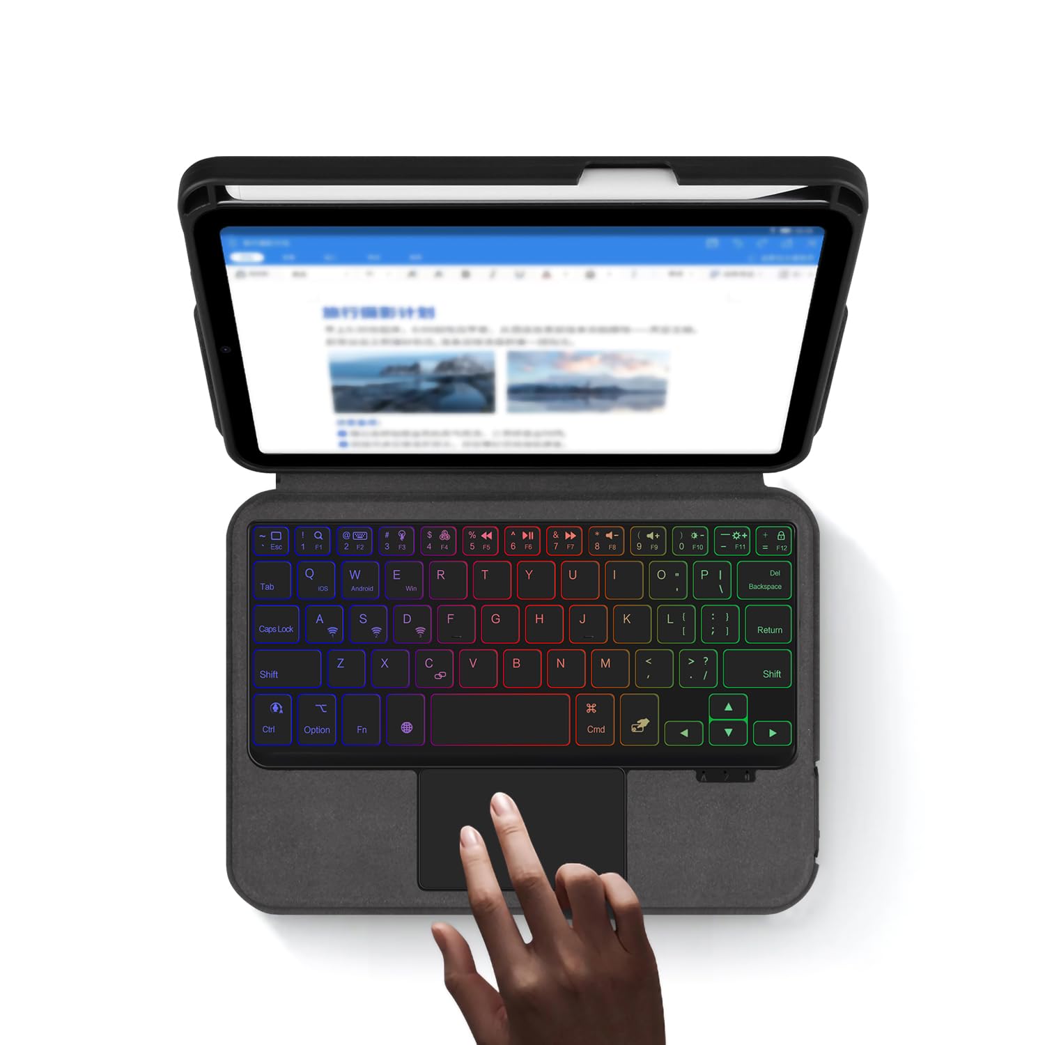 Чехол-клавиатура для iPad mini7 Pro iPad mini6, интегрированный с трекпадом, с подсветкой, чехол-клавиатура для iPad Mini 6-го поколения 7-го поколения с тачпадом, для бизнеса
Чехол-клавиатура для iPad mini7 Pro iPad mini6, интегрированный с трекпадом, с подсветкой, чехол-клавиатура для iPad Mini 6-го поколения 7-го поколения с тачпадом, для бизнеса