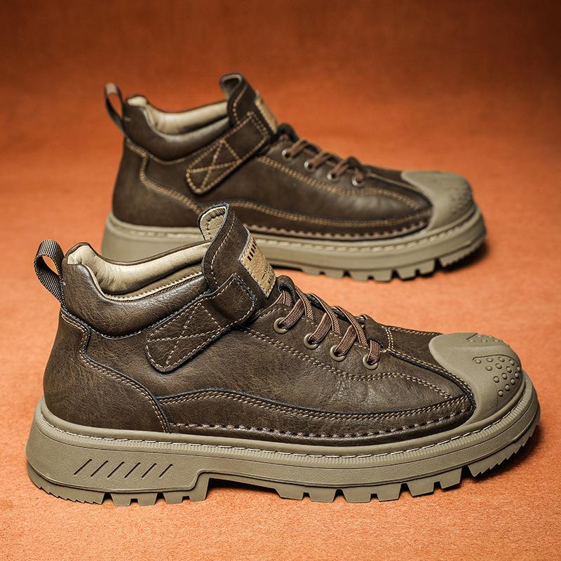 British style mid-help casual Martin shoes retro men s shoes autumn and winter new anti-kick casual leather shoes outdoor tooling shoes 44 хаки
British style mid-help casual Martin shoes retro men s shoes autumn and winter new anti-kick casual leather shoes outdoor tooling shoes 44 хаки