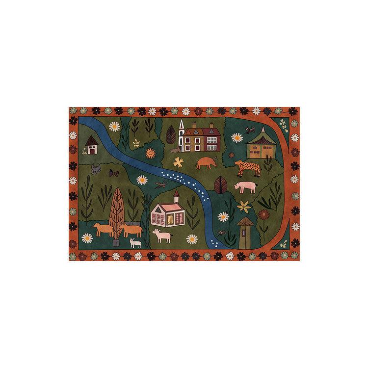 Vintage Ethnic Style Carpet Bedroom Bedside Mat Living Room Carpet Washroom Floor Mat Living Room Decoration Mat Floor Mats 40x60cm
Vintage Ethnic Style Carpet Bedroom Bedside Mat Living Room Carpet Washroom Floor Mat Living Room Decoration Mat Floor Mats 40x60cm