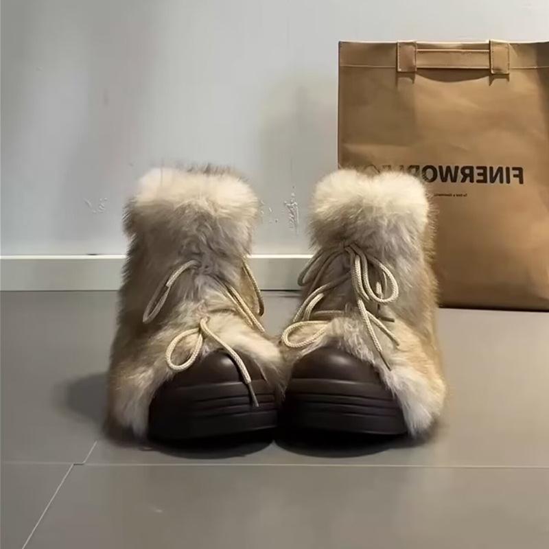 Удобные, легкие и теплые, кожаные зимние сапоги на толстой подошве с внутренней платформой для увеличения роста для женской коллекции осень-зима 2025, новые утепленные и утолщенные 40
Удобные, легкие и теплые, кожаные зимние сапоги на толстой подошве с внутренней платформой для увеличения роста для женской коллекции осень-зима 2025, новые утепленные и утолщенные 40