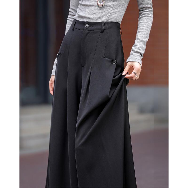 Dramana Women s Fall Pleated Wide-Leg Flowy Trousers M
Dramana Women s Fall Pleated Wide-Leg Flowy Trousers M