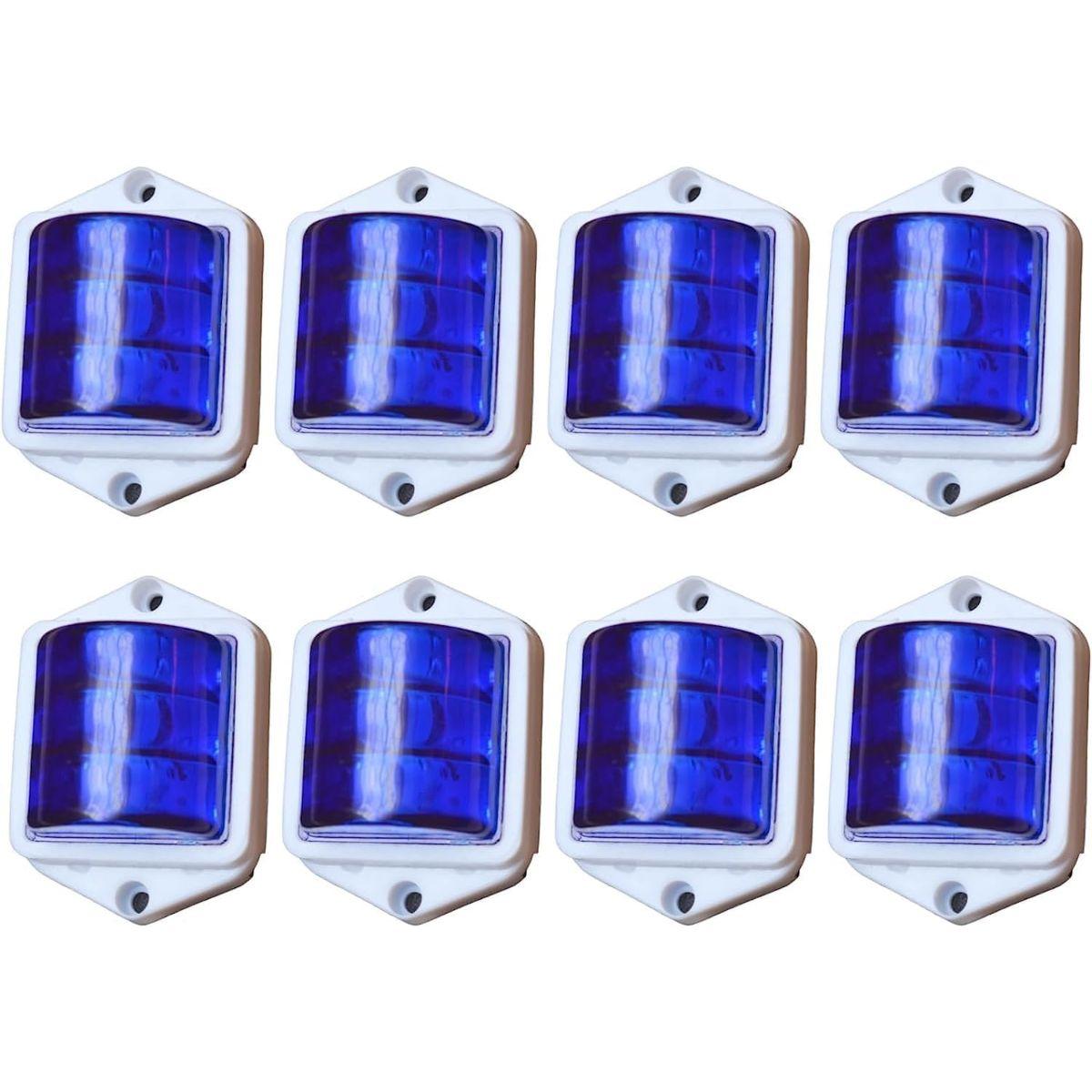 APSMOTIV 24V LED Clearance Lights Blue Color for Trucks Trailer RV Universal Fitment Outline Clearance Marker Light Set of 8 Pieces синій
APSMOTIV 24V LED Clearance Lights Blue Color for Trucks Trailer RV Universal Fitment Outline Clearance Marker Light Set of 8 Pieces синій