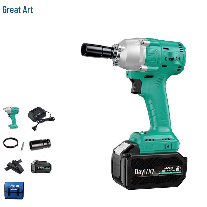 Dayi 20V Brushless Cordless Impact Wrench CN plug (adapter included)
Dayi 20V Brushless Cordless Impact Wrench CN plug (adapter included)