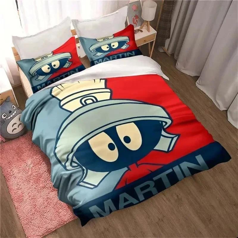 3D Game Marvin the Martian Cartoon Bedding Set Print Bed Set With Pillowcase Bed Duvet Cover Single Double Queen Super King Size EU Single(135*200cm)3pcs
3D Game Marvin the Martian Cartoon Bedding Set Print Bed Set With Pillowcase Bed Duvet Cover Single Double Queen Super King Size EU Single(135*200cm)3pcs