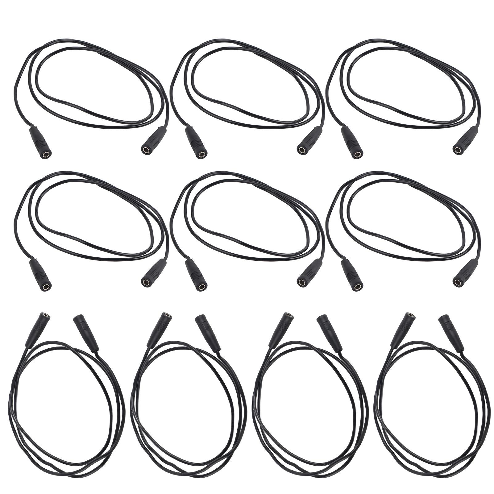 10 Sets 4mm Female to Female Banana Socket Test 0.75mm2 Extension Testing Cables J.70029 Black
10 Sets 4mm Female to Female Banana Socket Test 0.75mm2 Extension Testing Cables J.70029 Black