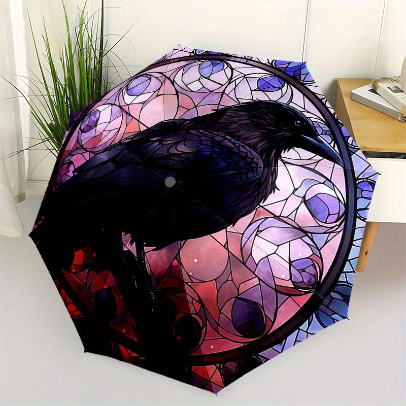 Stained Glass Raven Wall Art Decor - Circular Gothic Bird Painting for Home, Office, or Dorm Room Decoration (12 Diameter) Umbrella, Hallo
Stained Glass Raven Wall Art Decor - Circular Gothic Bird Painting for Home, Office, or Dorm Room Decoration (12 Diameter) Umbrella, Hallo