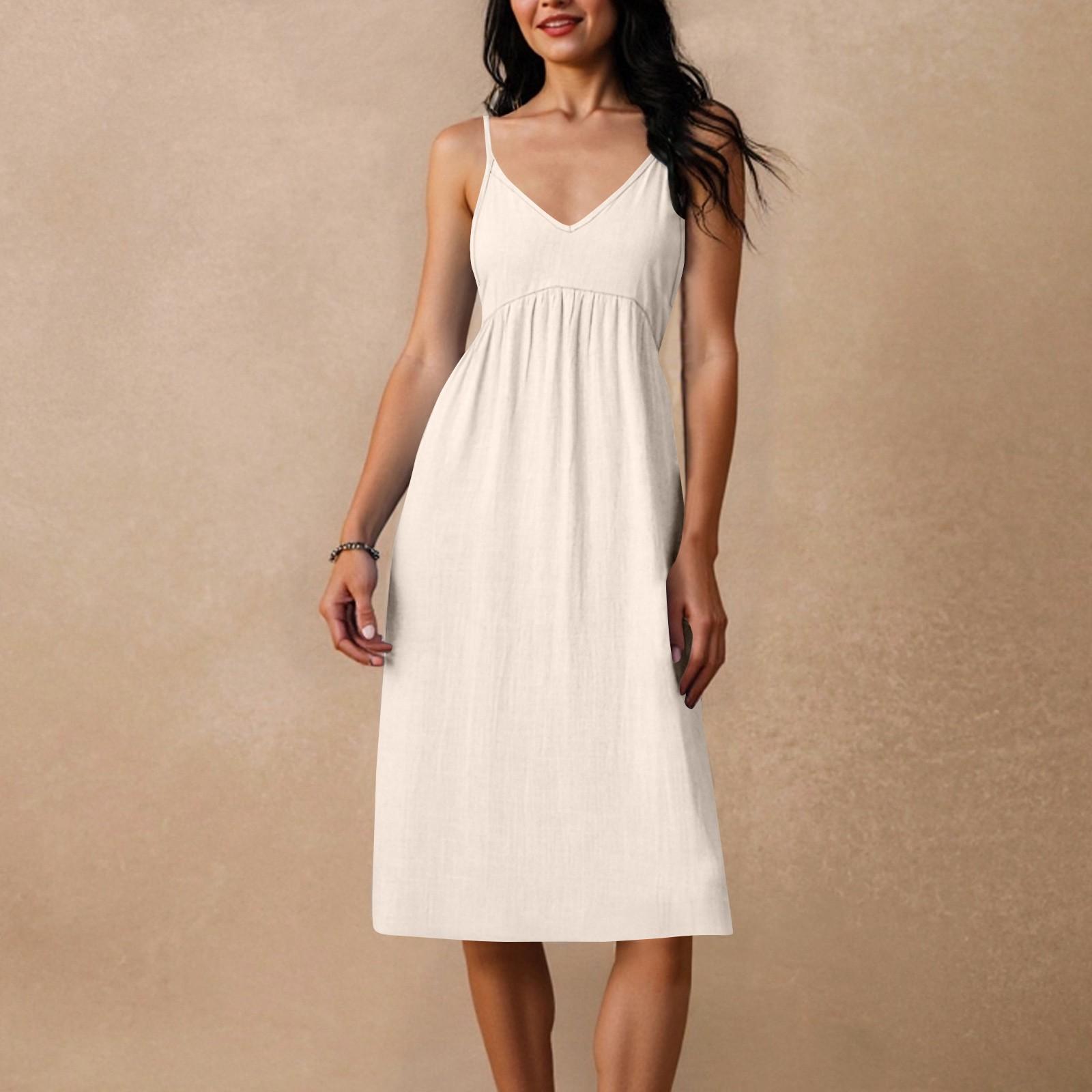 Женское свободное повседневное пляжное праздничное платье-сарафан на тонких бретельках с открытой спиной и бантом L бежевый
Женское свободное повседневное пляжное праздничное платье-сарафан на тонких бретельках с открытой спиной и бантом L бежевый