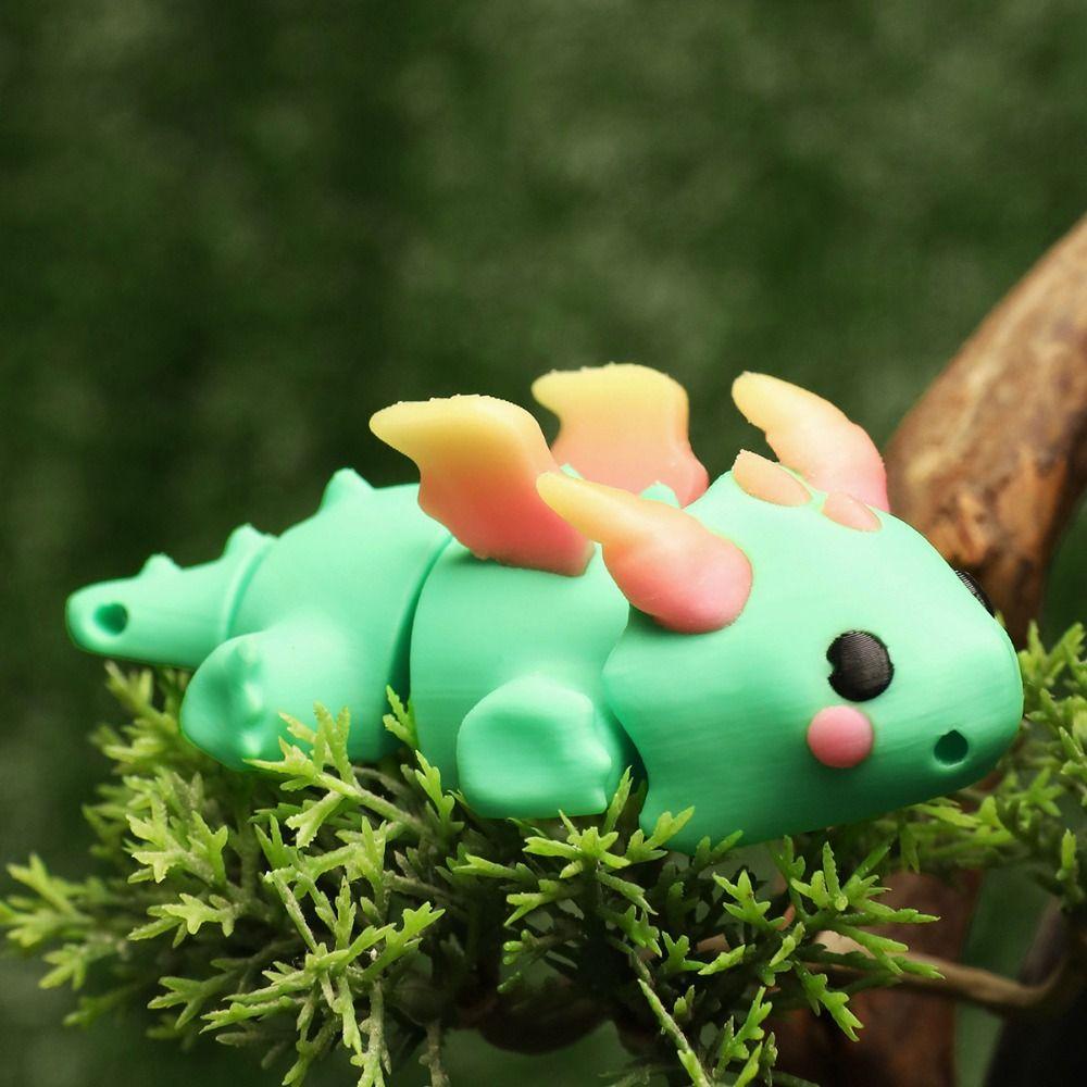 Green Dinosaur Little Dragon Animals Ornaments Joint Movable Pet 3D Printing Toys Desktop Decor Style A
Green Dinosaur Little Dragon Animals Ornaments Joint Movable Pet 3D Printing Toys Desktop Decor Style A