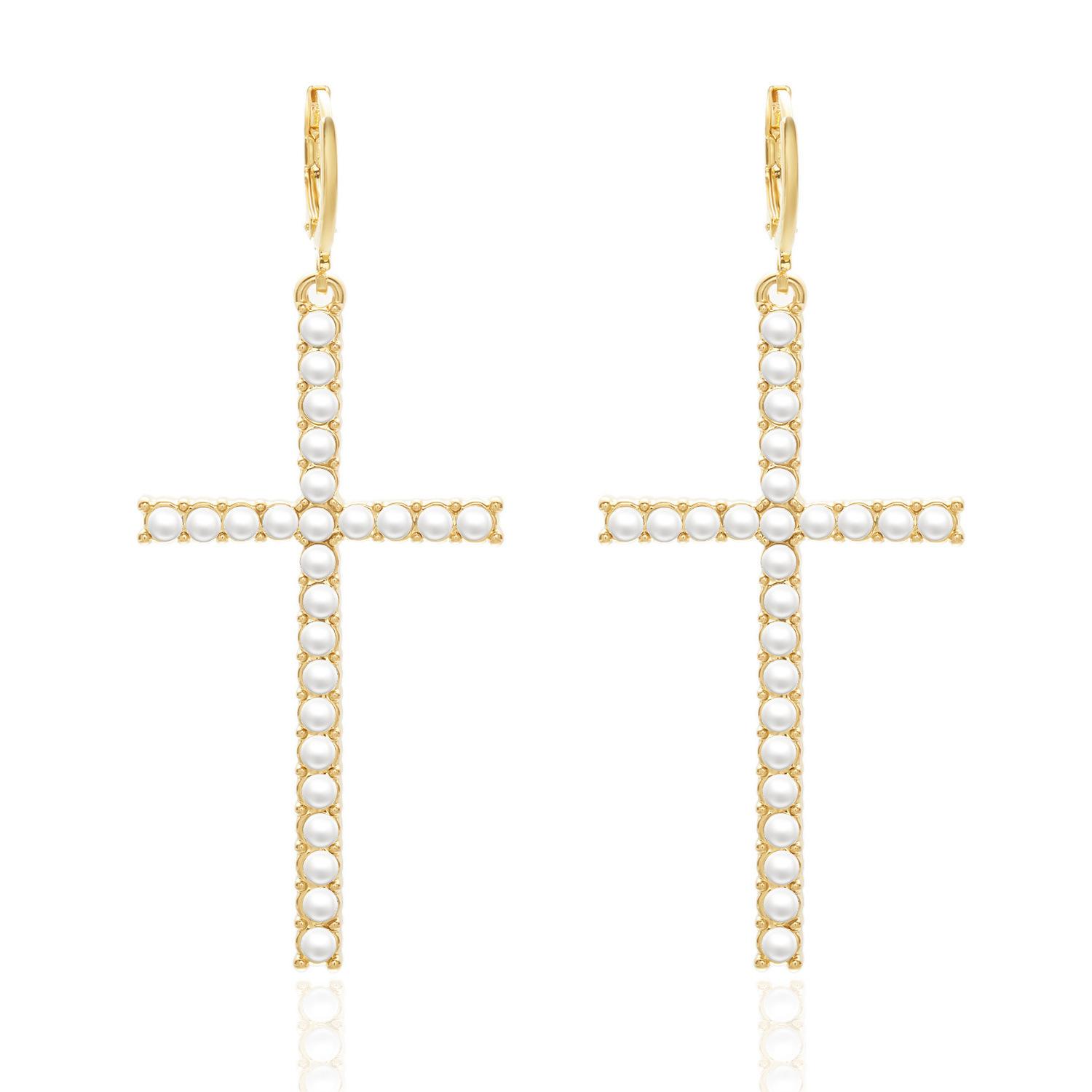Korean Fashion Shiny Zircon Crystal Cross Women Drop Earrings For Gothic Punk Female Piercing Drop Earrings Party Zircon Gift Copper жемчужный
Korean Fashion Shiny Zircon Crystal Cross Women Drop Earrings For Gothic Punk Female Piercing Drop Earrings Party Zircon Gift Copper жемчужный