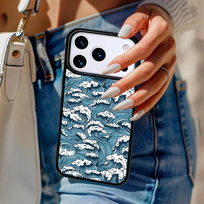 Japanese Wave Art Phone Case For iPhone 17 Air 14 15 13 12 Max Cover For Apple 14 15 16 16e 11 Pro Max Plus iPhone 11pro
Japanese Wave Art Phone Case For iPhone 17 Air 14 15 13 12 Max Cover For Apple 14 15 16 16e 11 Pro Max Plus iPhone 11pro