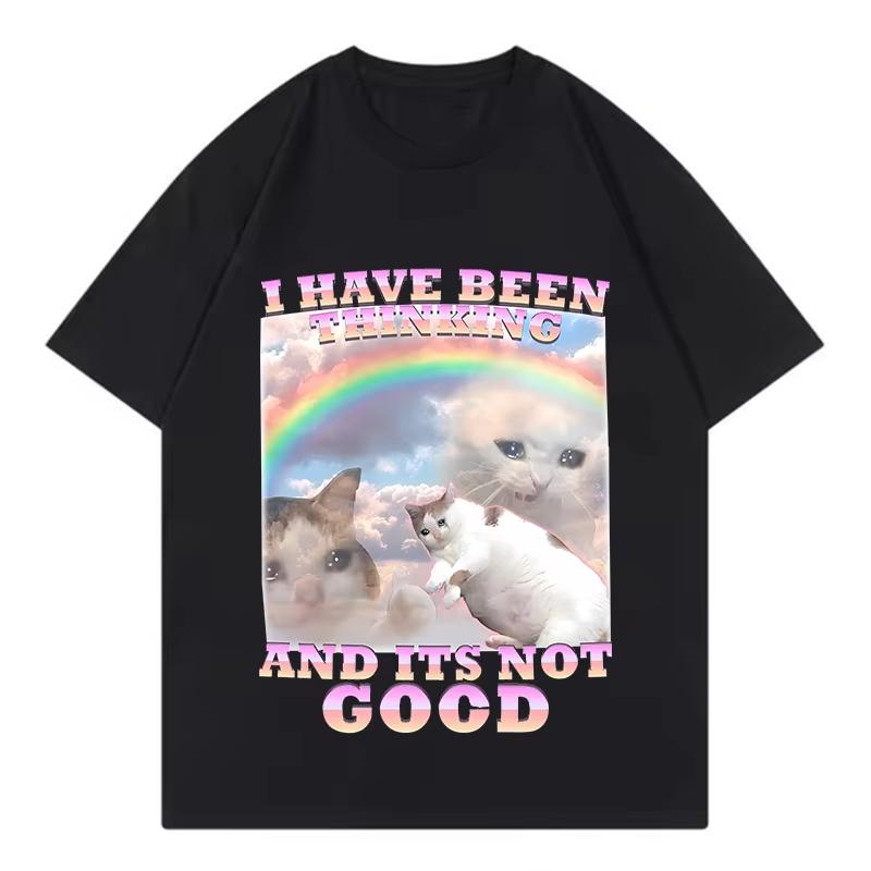 Fashion Funny T Shirts Unisex Women Rainbow Cat Tshirt Aesthetics Round Neck Short Sleeve Trendy Tee Shirt Streetwear S
Fashion Funny T Shirts Unisex Women Rainbow Cat Tshirt Aesthetics Round Neck Short Sleeve Trendy Tee Shirt Streetwear S