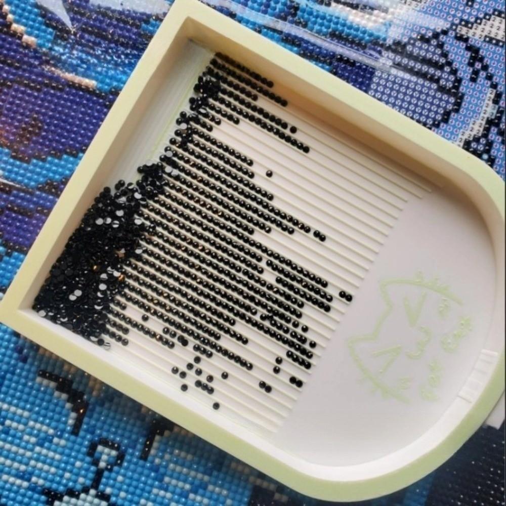 Креативный DIY Лоток для алмазной вышивки с кошкой, Большая вместимость, Лоток для алмазной живописи, Мультяшный лоток для сортировки и хранения бусин для нейл-арта зелёный
Креативный DIY Лоток для алмазной вышивки с кошкой, Большая вместимость, Лоток для алмазной живописи, Мультяшный лоток для сортировки и хранения бусин для нейл-арта зелёный