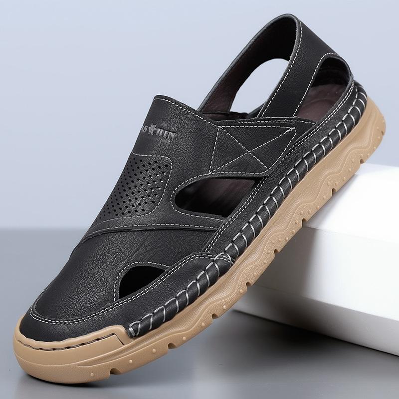 Sandals men s summer one-pedal non-slip beach shoes men s outdoor leisure breathable driving hole shoes 2025 38
Sandals men s summer one-pedal non-slip beach shoes men s outdoor leisure breathable driving hole shoes 2025 38