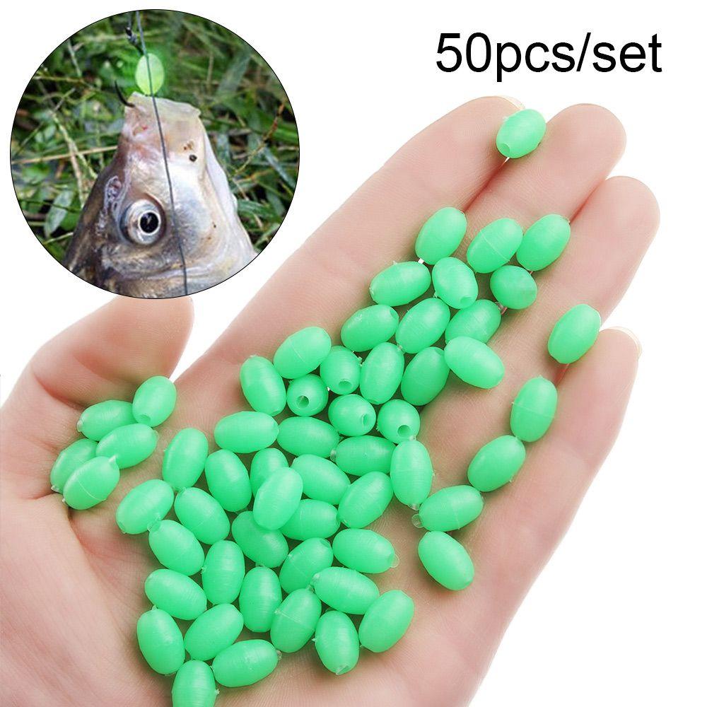 50Pcs Oval Floats Buoys Luminous Fishing Rigs Glowing Sink Balls Fishing Beads Lure Tackle 2
50Pcs Oval Floats Buoys Luminous Fishing Rigs Glowing Sink Balls Fishing Beads Lure Tackle 2