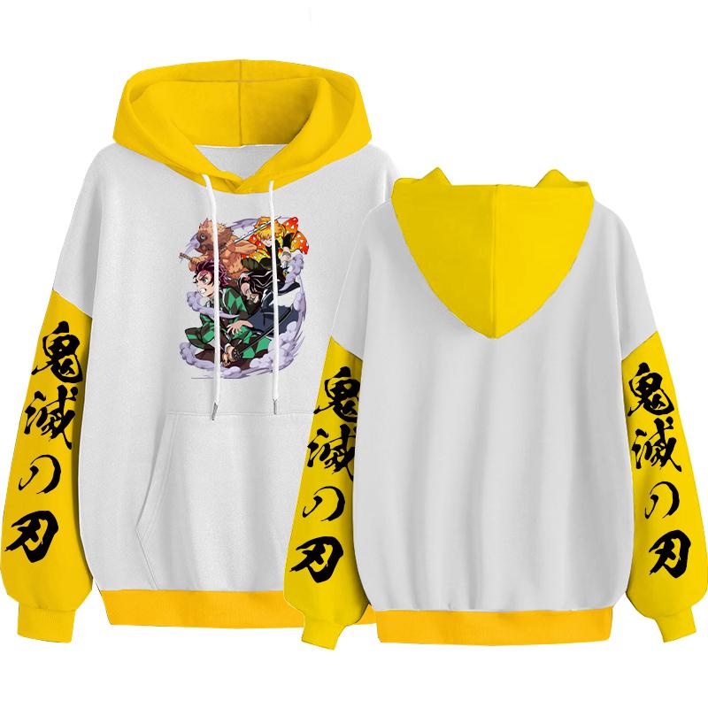 Популярные аниме Demon Slayer Kamado Tanjirou толстовки для мужчин и женщин модный пуловер с принтом зима для мужчин и женщин удобные теплые толстовки XL жёлтый
Популярные аниме Demon Slayer Kamado Tanjirou толстовки для мужчин и женщин модный пуловер с принтом зима для мужчин и женщин удобные теплые толстовки XL жёлтый